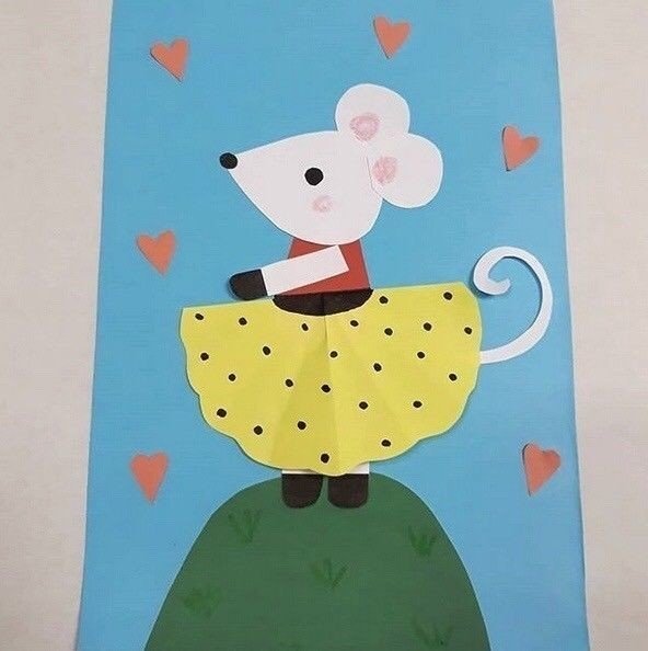 Аппликация мышь