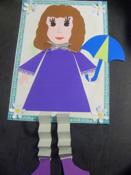 Аппликация моя мама