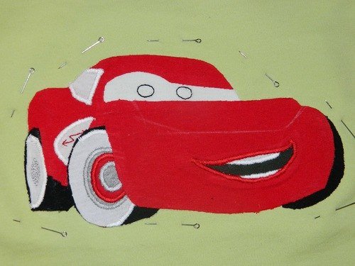 Машина молния аппликация