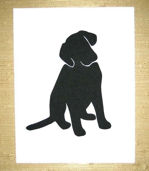 Силуэтная аппликация