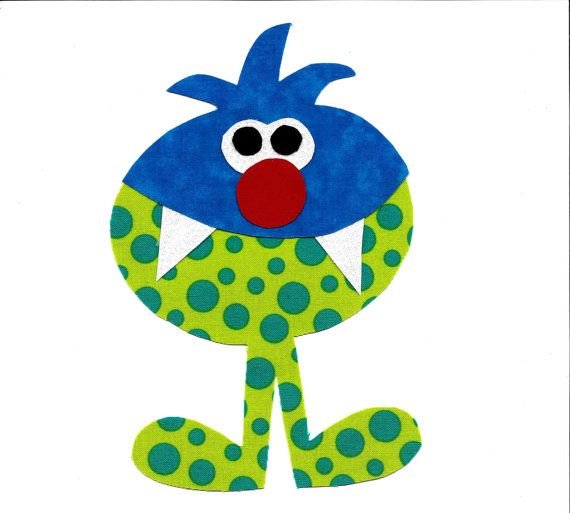 Аппликация монстрики