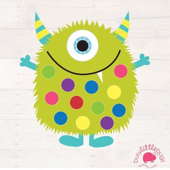 Аппликации монстрики (45 фото)