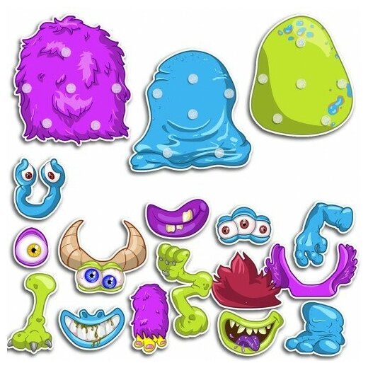 Монстрики по частям