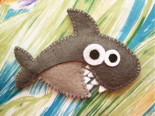 Морские животные из фетра