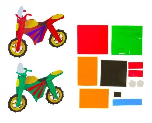 Аппликация мотоцикл для детей