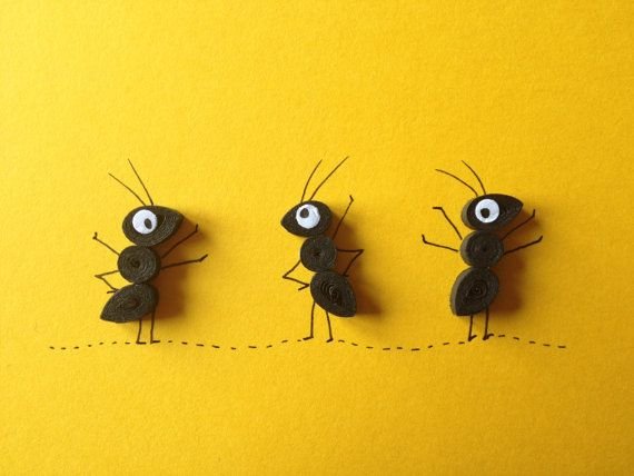 Поделка муравей для детей