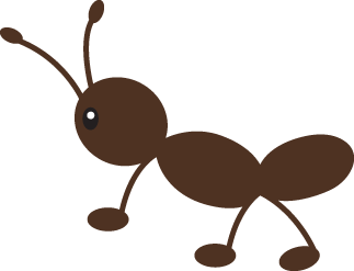 Муравей шаблон для аппликации