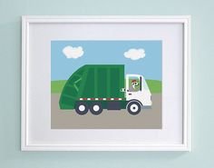 Аппликация мусоровоз