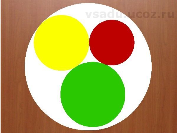 Аппликация большие и маленькие мячи