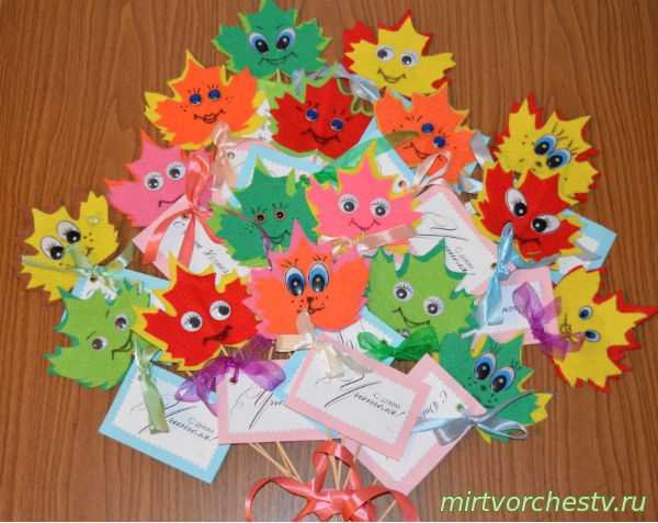 Поделки на первое сентября