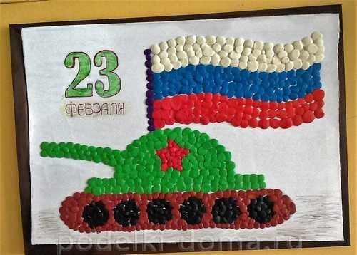 Поделки из пластилина на 23 февраля