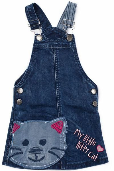 Модный джинсовый сарафан для девочки