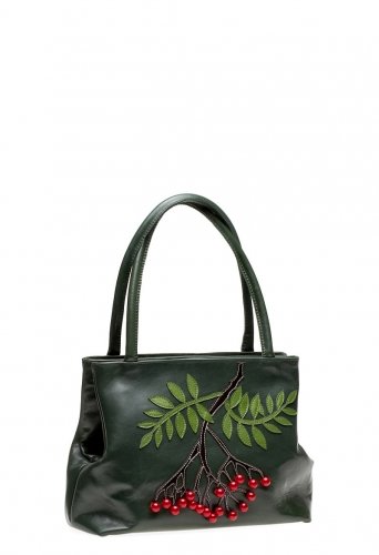 Сумки из натуральной кожи с аппликацией