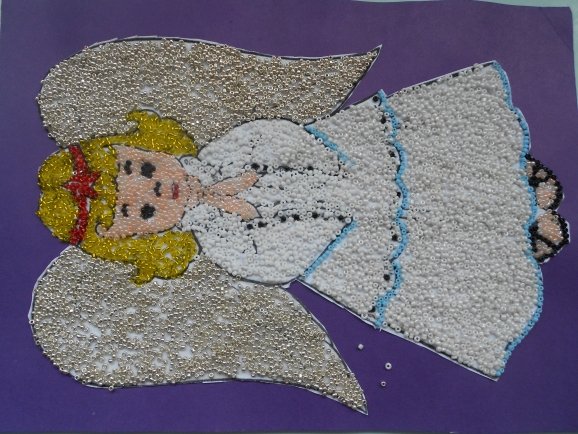 Аппликация Рождественская звезда