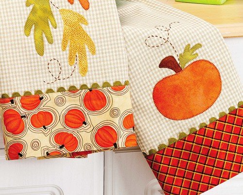 Декорировать кухонное полотенце