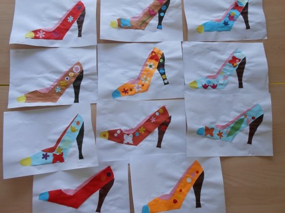 Аппликация на тему одежда