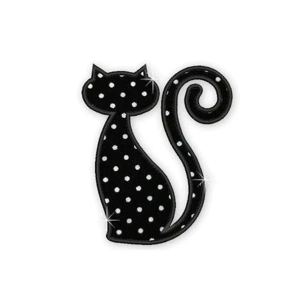 Трафарет кошки для аппликации