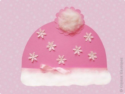 Аппликация шапка