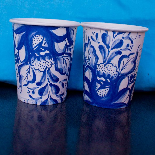 Аппликации на стаканчиках (43 фото)