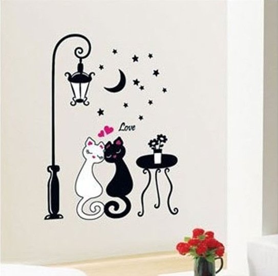 Прикольные интерьерные наклейки