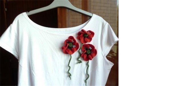 Аппликация на футболке