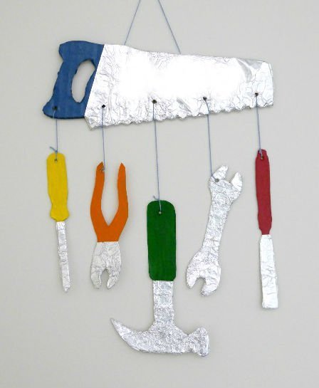 Поделка инструменты для папы