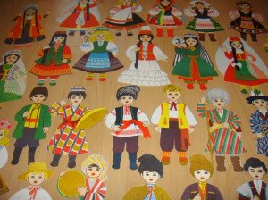 Аппликации народы мира (44 фото)