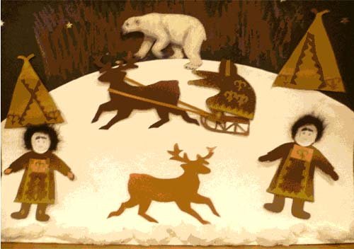 Аппликация народы севера