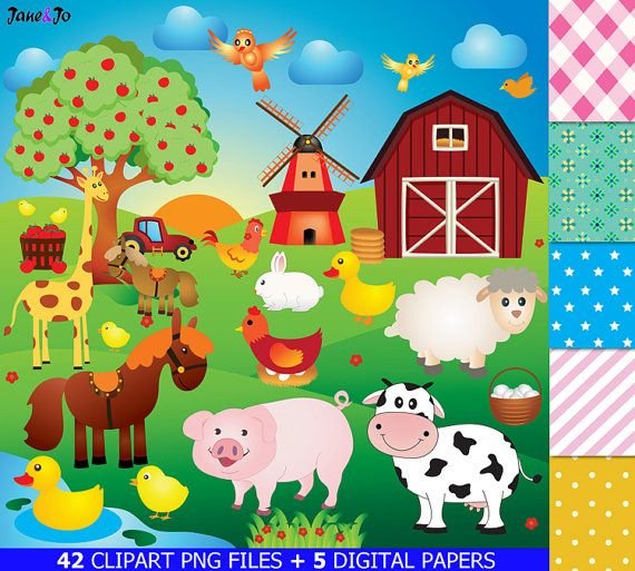 Аппликация ферма в старшей группе