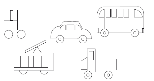 Рисование транспорт старшая группа