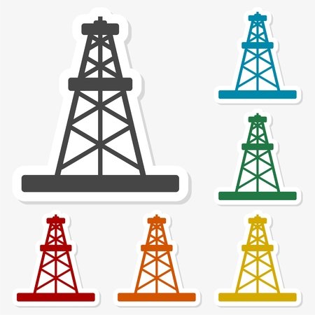 Буровая вышка из бумаги