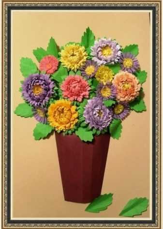 Астра поделка