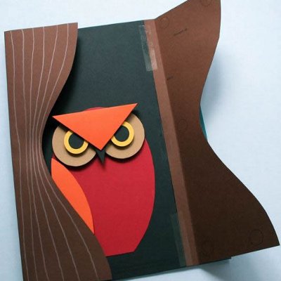 Сова поделка своими руками из бумаги