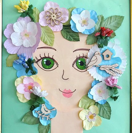 Аппликация на весеннюю тематику