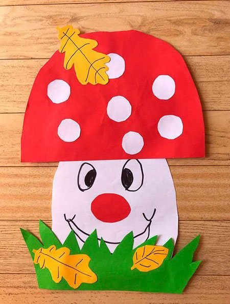 Аппликация из бумаги для малышей