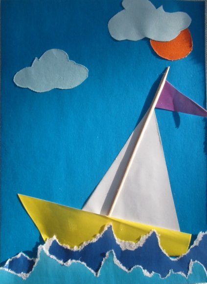 Поделка кораблик