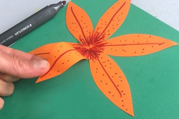 Поделка из бумаги цветы объемные