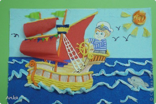 Поделки на 23 февраля в детском саду кораблик