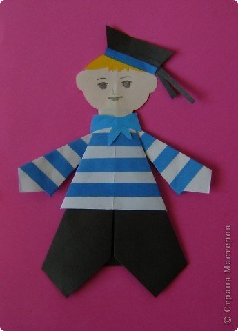 Аппликация к 23 февраля