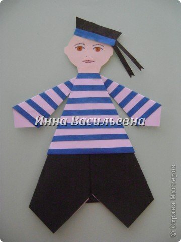 Поделка матрос