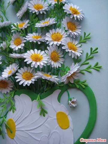 Бумагопластика Ромашка