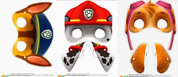 Щенячий патруль вырезать