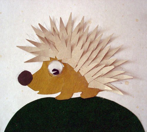 Аппликация Ежик