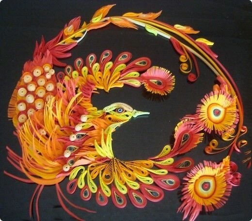Поделка Жар птица своими руками