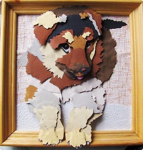 Объемная аппликация животные