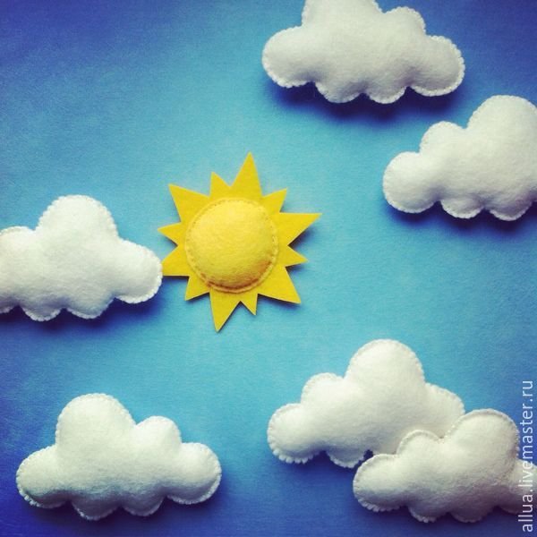Облако из фетра