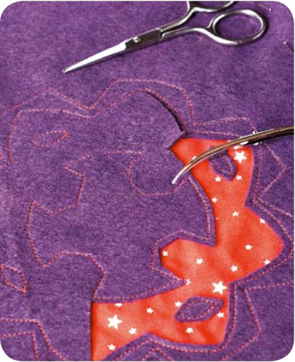 Аппликации обратные на трикотаже (42 фото)