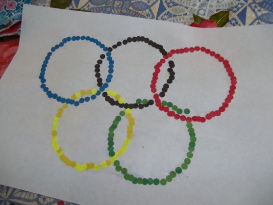 Аппликация на тему олимпиада