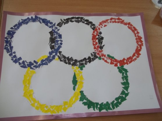 Аппликация на тему олимпиада