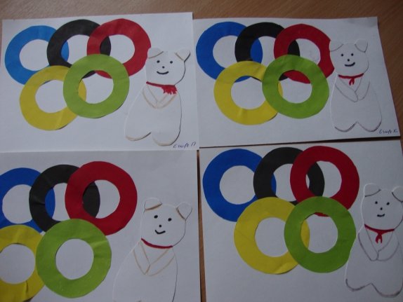 Аппликация на тему Олимпийские игры